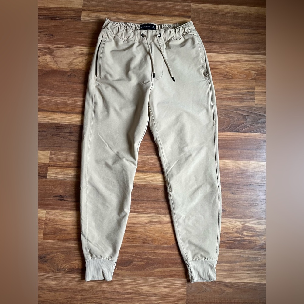 Abercrombie Beige Joggers | Slim Fit Drawstring Casual Athleisure Women’s XS - Picture 1 of 6